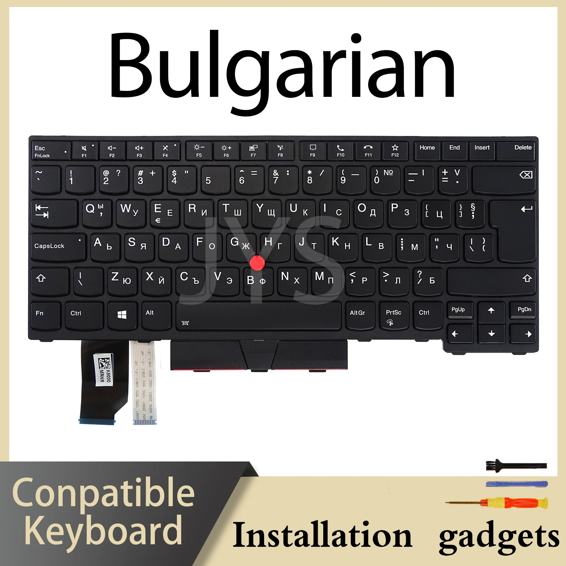 Bulgarian Estonian French Hebrew Hungarian Italian Norwegian Portuguese for Lenovo ThinkPad L14 Gen1/L14 Gen2 Backlit Keyboard