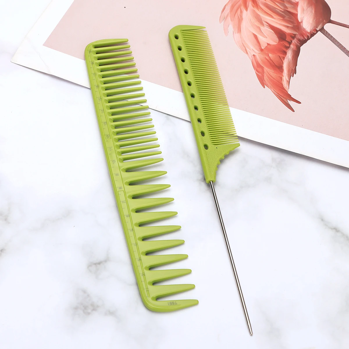 High Temperature Resistant Comb Barber Specific Trimming Comb Women Home Apple Comb Hair Salon Professional Accessories Tool1028