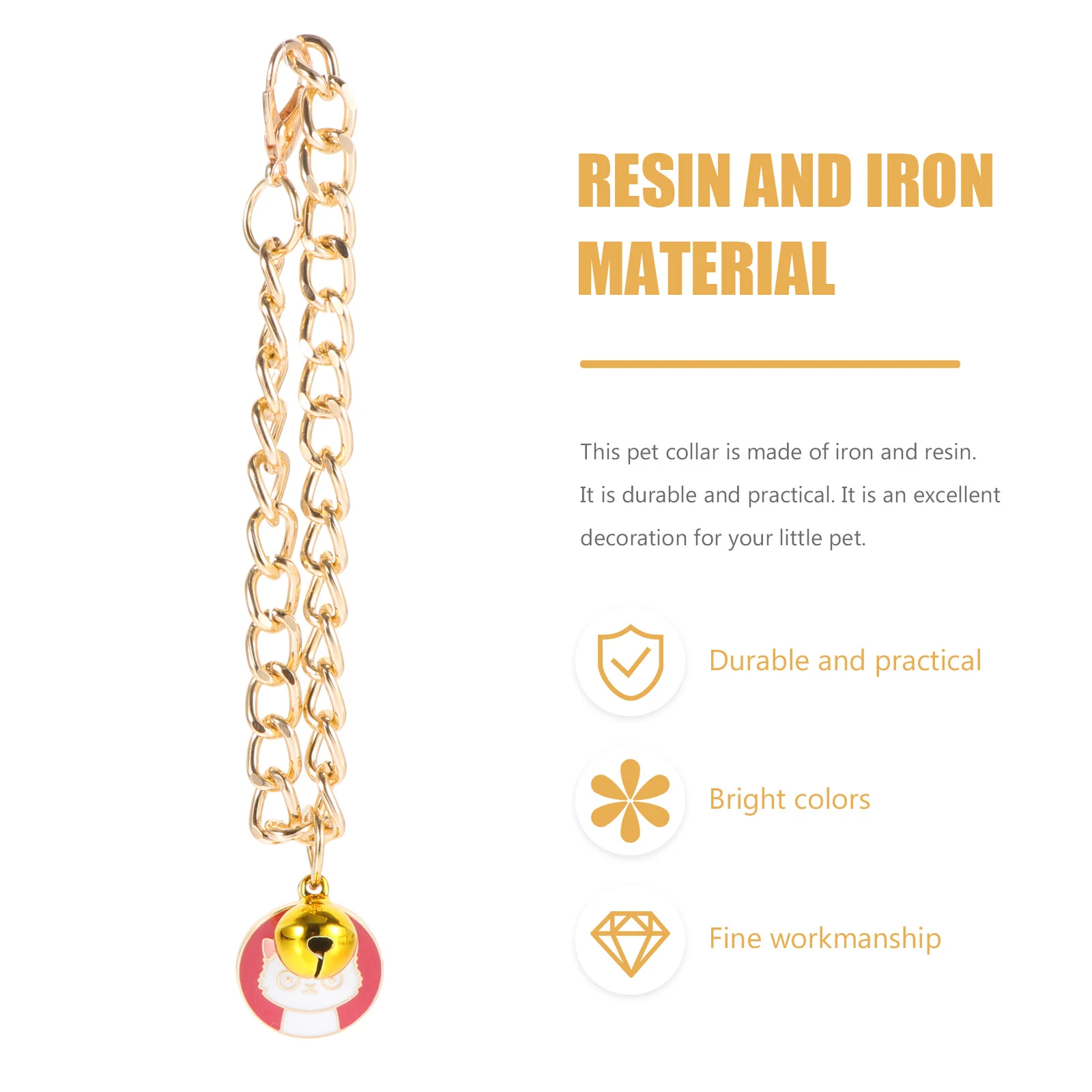 

Carton Design Pet Collar with Pendant for Small Cats Dogs Bright Colorful Decorative Accessory Comfortable Party Festival