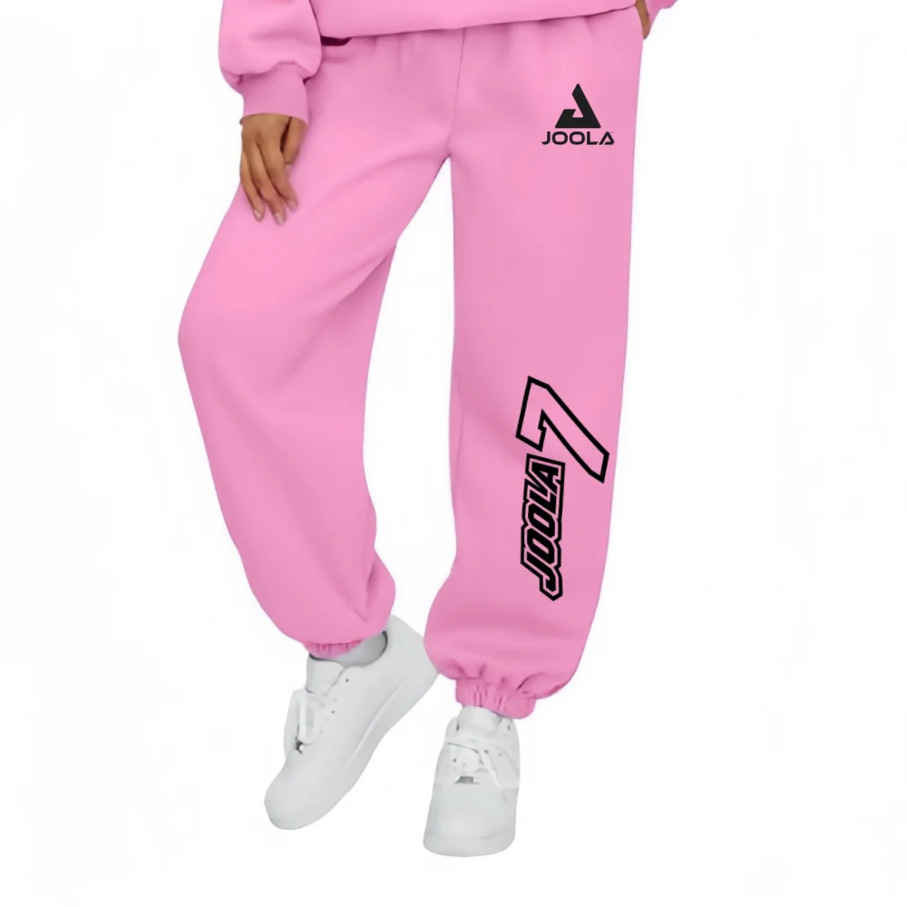 

JOOLA Printed Jogger Pants, Unisex Loose Fit Elastic Cuff Sweatpants, Casual Streetwear Trousers for Sports, Running, Daily Wear