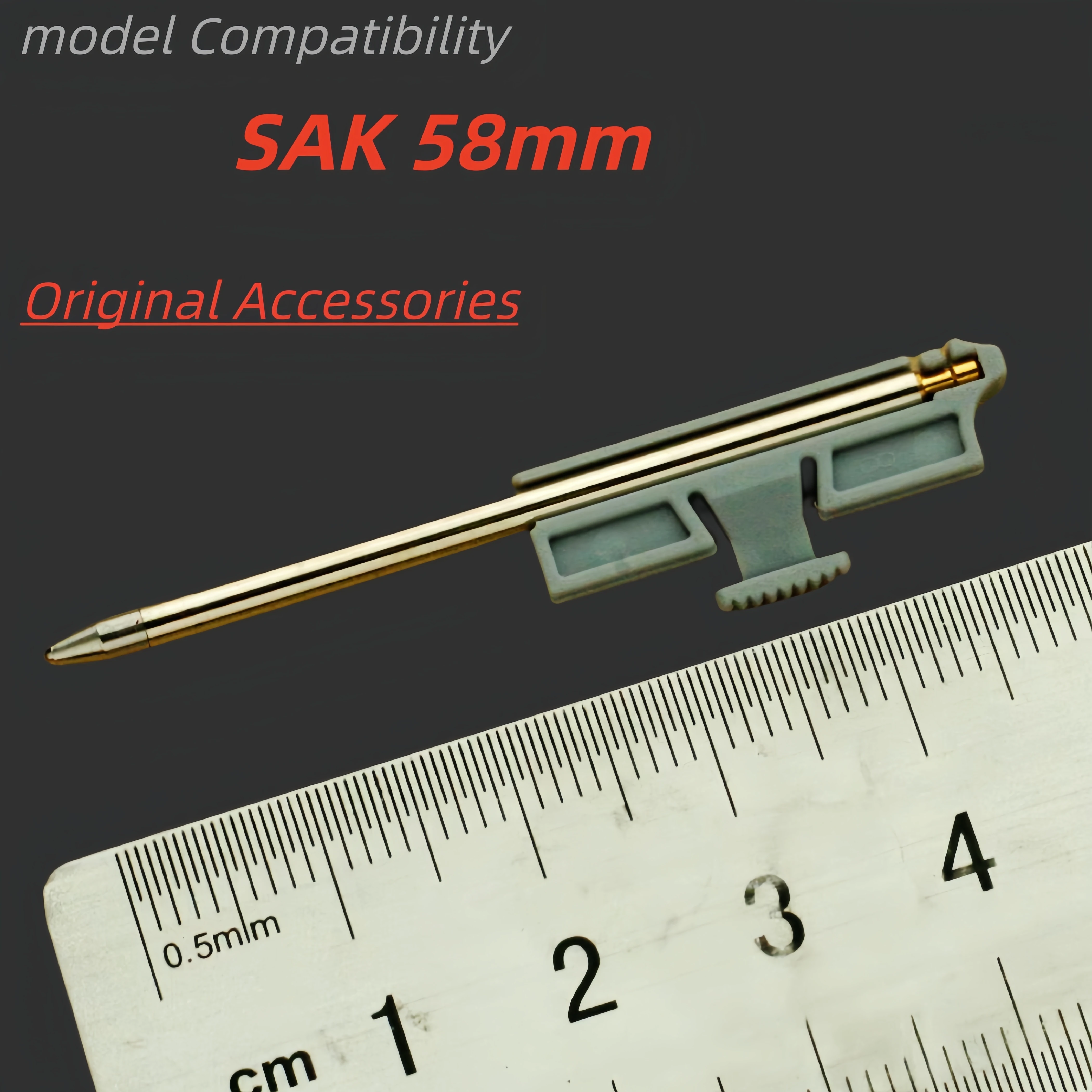 Peça de Substituição Caneta Esferográfica Pressurizada Original para 58 mm Victorinox Swiss Army Knife Minichamp Manager Sak Acessórios 1