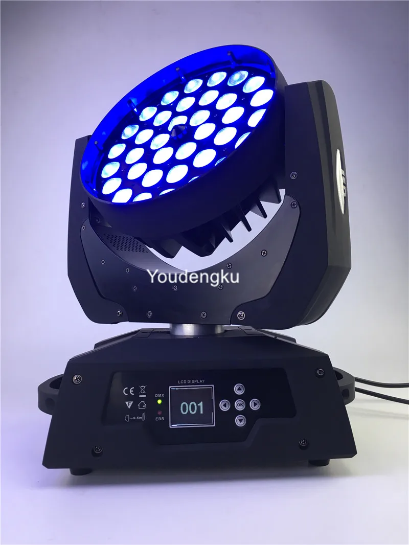 4pcs 36*10w rgbw led beam moving head 4 in 1 Zoom Wash RGBW Moving Head nightclub concert bar stage Light