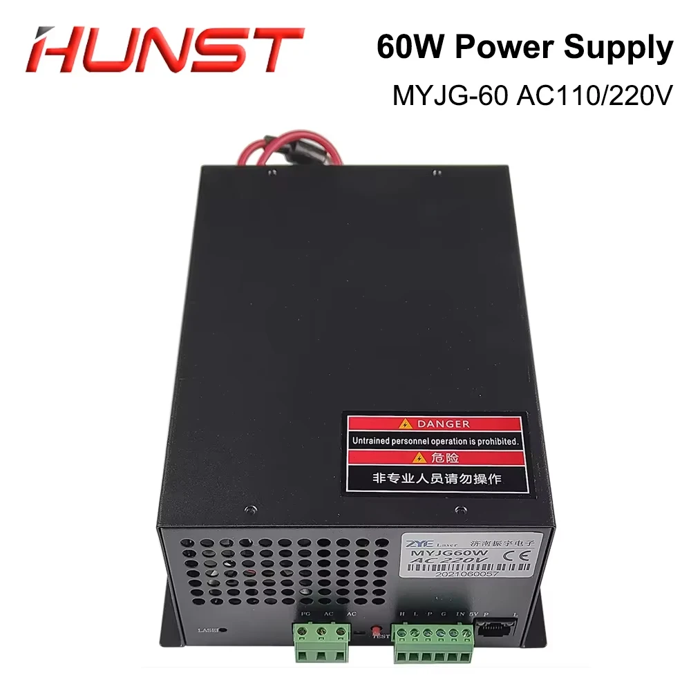 Laser Power Supply 60W - مصدر طاقة ليزر CO2 من Hunst