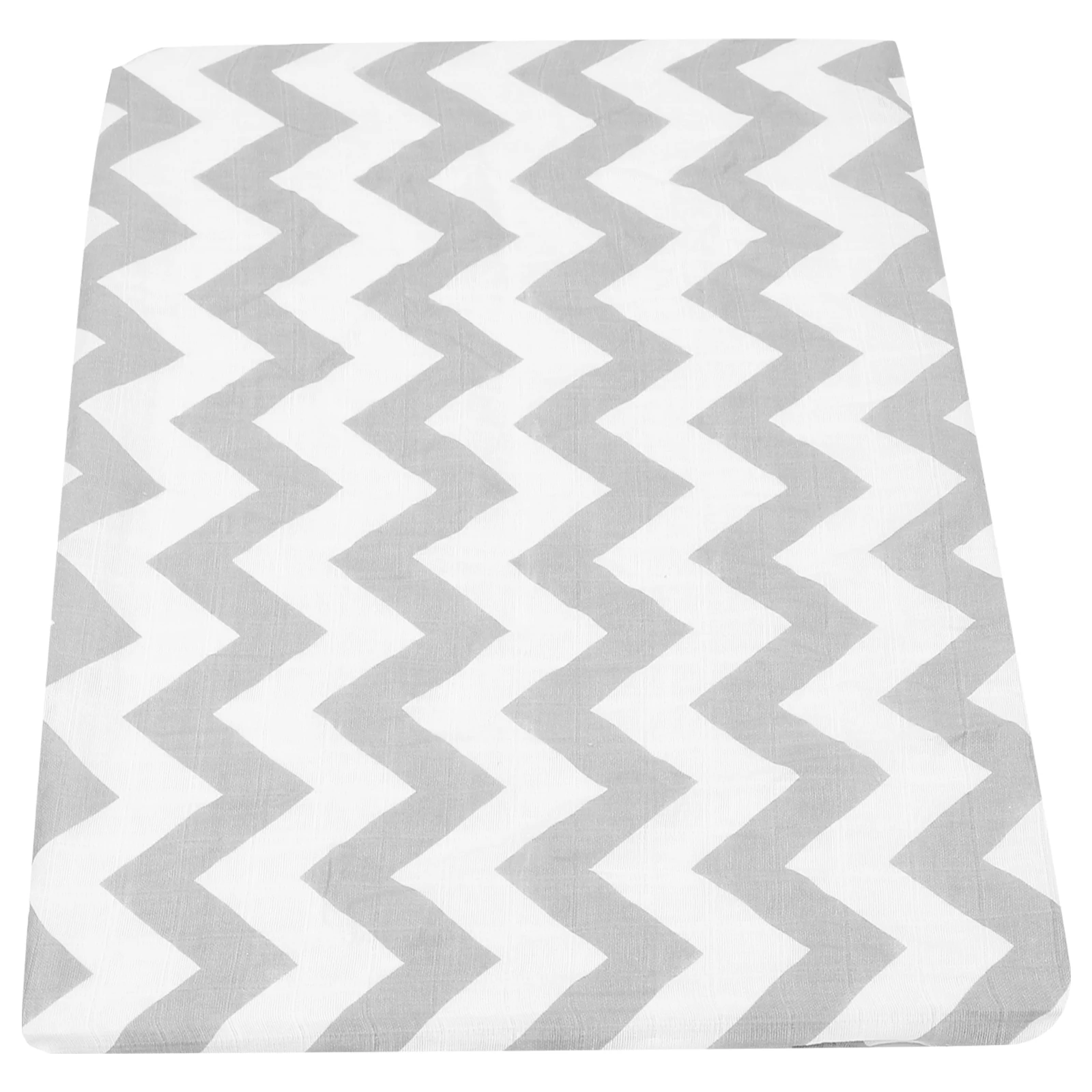

Contoured Changing Pad Cover Grey Wave Removable Cotton Sheet Baby Diaper Change Reusable Practical Infant Furniture