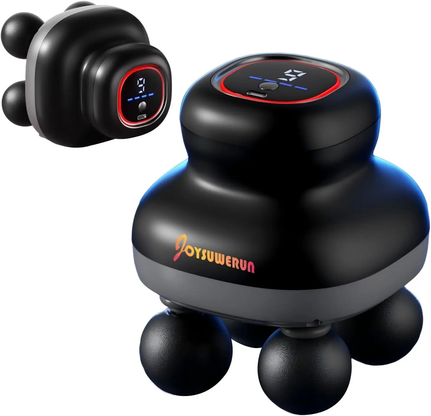 

Electric Massage Gun with 4 Heads – Handheld Percussion Massager for Deep Tissue & Muscle Relaxation