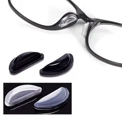 20Pair/set Adhesive Eye Glasses Nose Pads Kit for Eyeglass D Shape Stick on Anti-Slip Silicone Glasses Spectacles