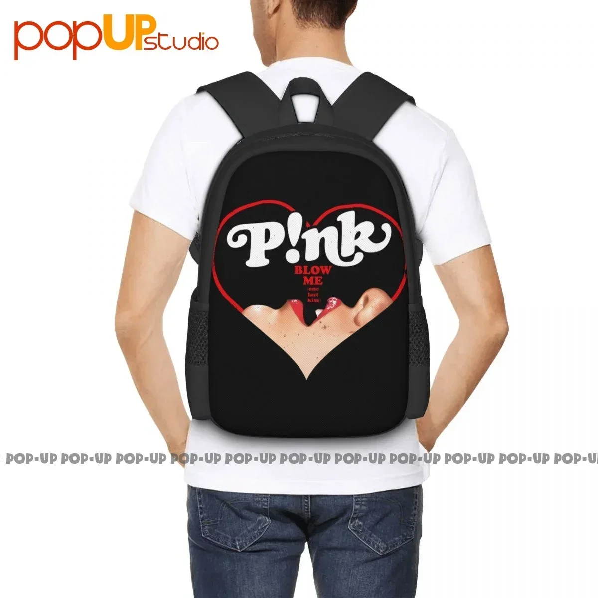Pink P!Nk Truth About Love Blow Hearts Blow Me One Last Kiss Backpack Large Capacity Hot Bags For Travel