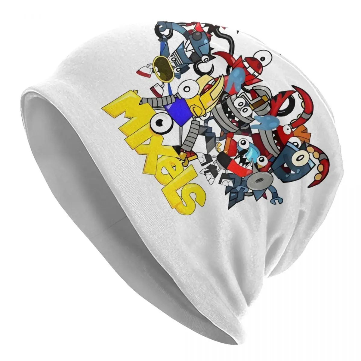 Custom Game mixelsed American Animated Television Bonnet Femme Cool Knitting Hat For Women Men Winter Warm Game Beanies Caps