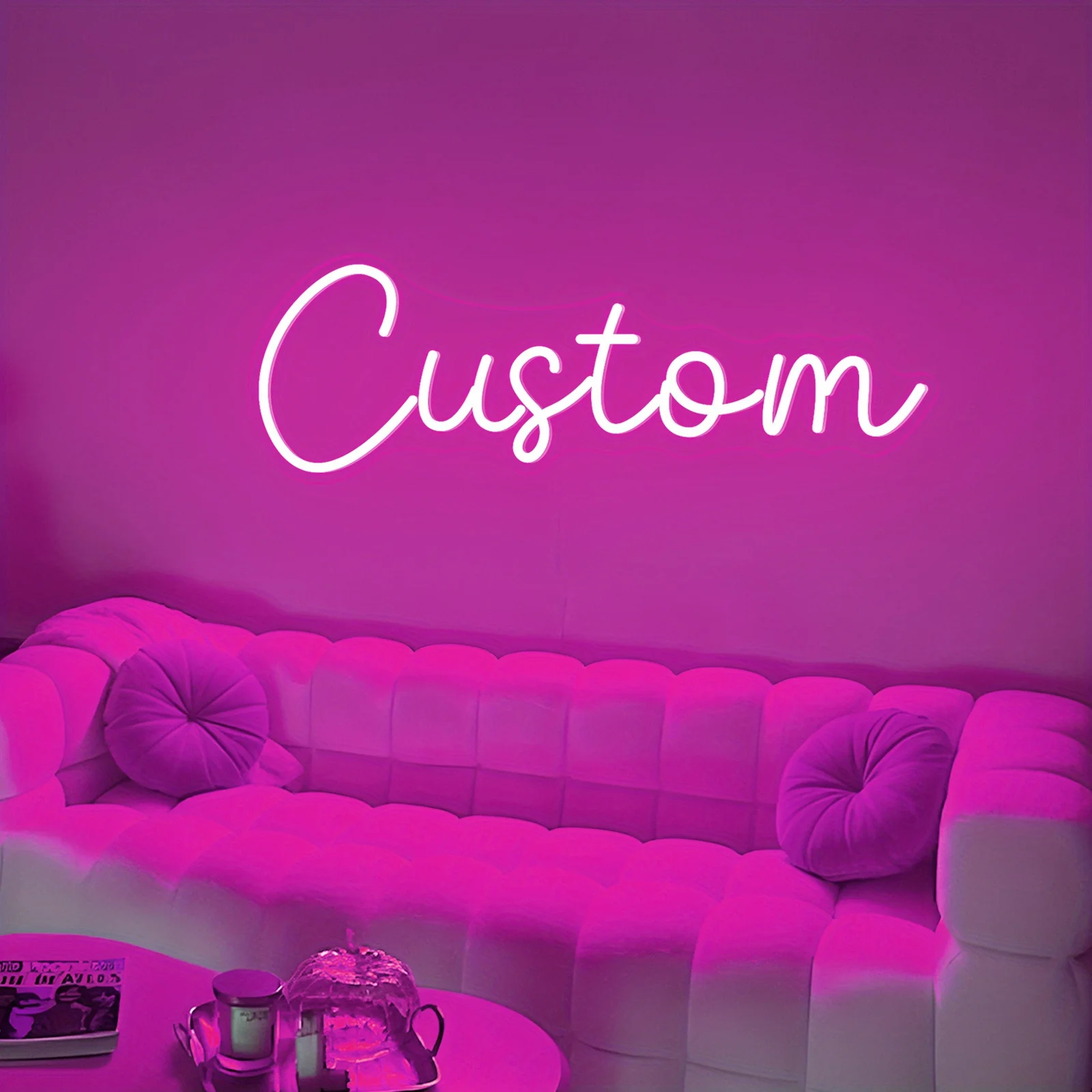 Enseigne de nom Led personnalisable, cadeau pour enfant, signes de nom personnalisés, cadeau pour adolescent, enseigne au néon pour décoration murale, décor de chambre à coucher, cadeaux personnalisés