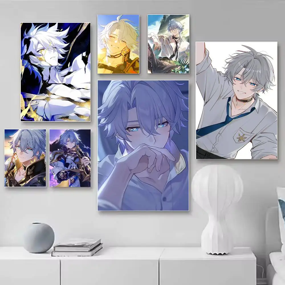 Game character P-Phainon  Poster Versatile HD Waterproof Wall Art Self-Adhesive Decor for Any Space Ideal Gift