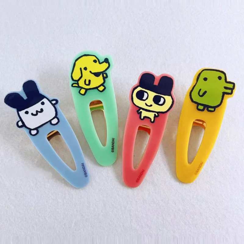 Tamagotchi دبوس شعر للحيوانات الأليفة كارتوني حلو بناتي على شكل قلب مشبك شعر للطالبات مشبك جانبي لطيف مشبك شعر مكسور إكسسوار للشعر #2