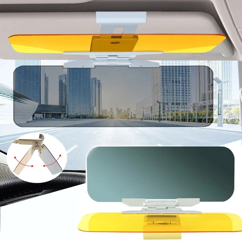 Car Sun Visor Goggles Day-use Anti-dazzle Shield Mirror Night-use Anti-far-beam High-temperature-resistant Car Interior