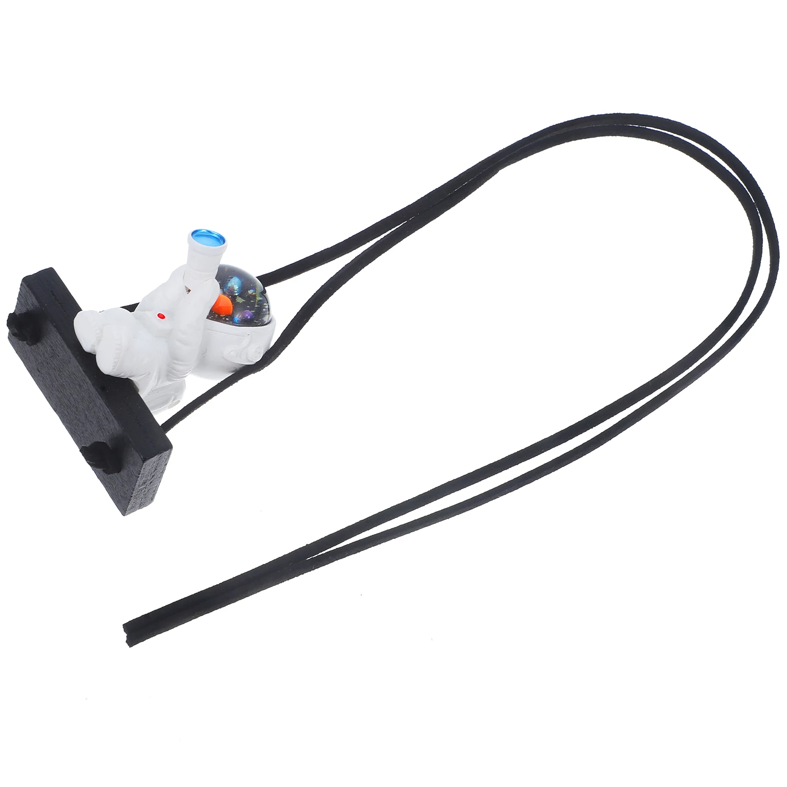 رائد الفضاء سيارة معلقة الراتنج مرآة الرؤية الخلفية الزينة الإبداعية سيارة الداخلية الجمالية الحلي سحر قلادة #6