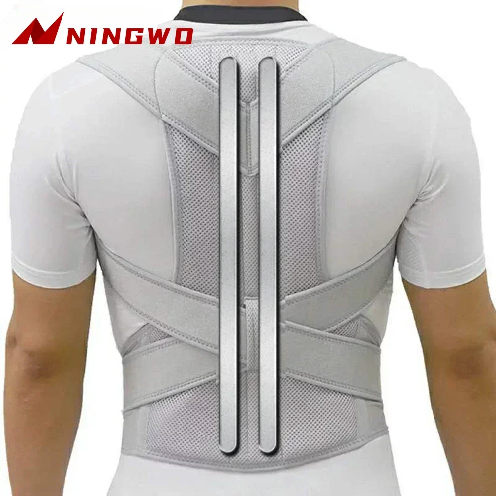 

Alloy Rod Back Posture Corrector Orthotics Spine Side Bend Support the Shoulder Treatment Stent Orthodontic Belt Sports Safety