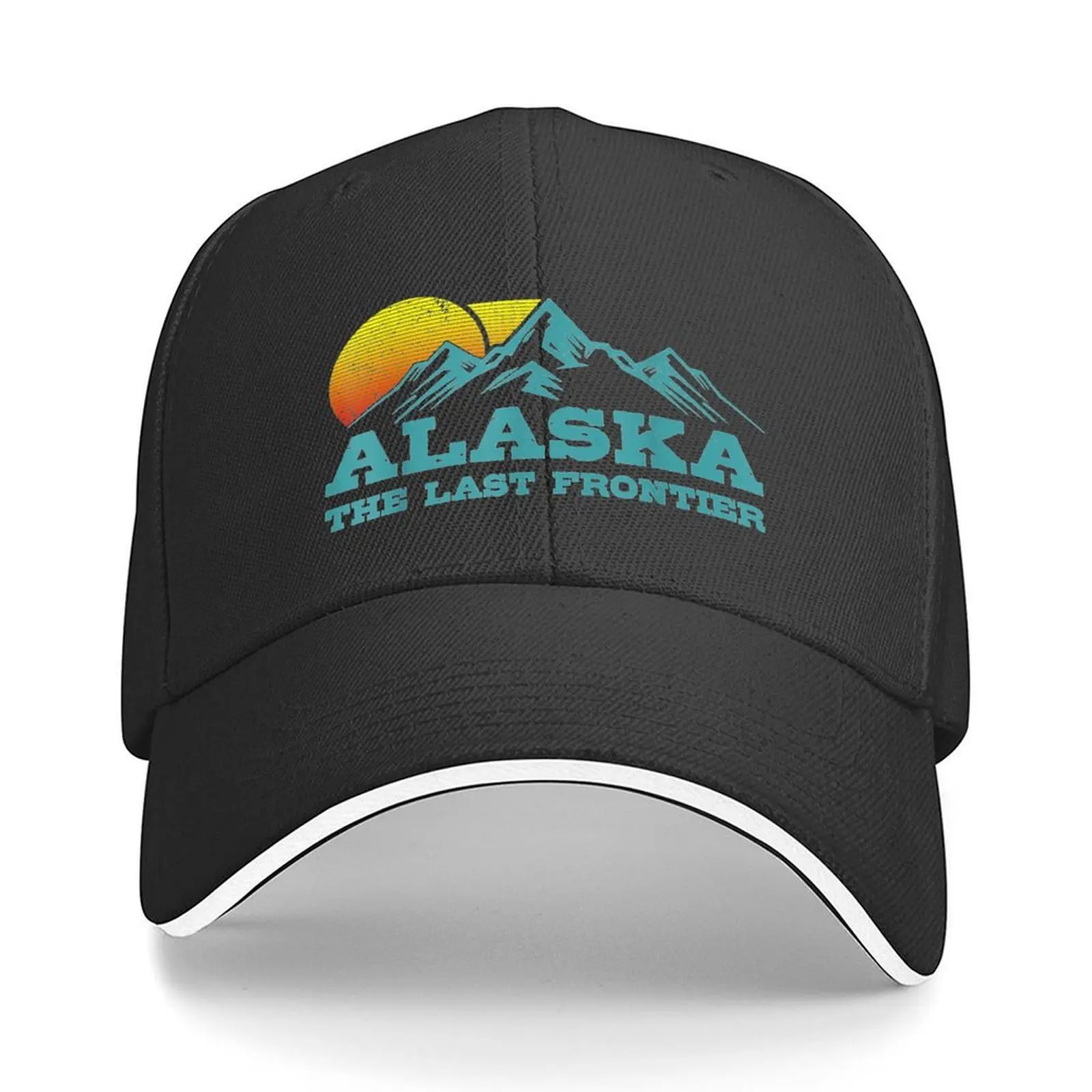 

ALASKA THE LAST FRONTIER Baseball Cap hiking hat Christmas Hat Gentleman Hat Winter Women's Hats For The Sun Men's