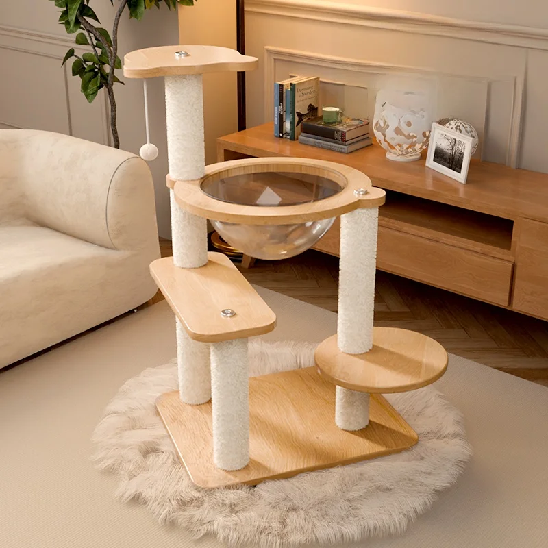 

Spacecrt Inteated Climbing Frame Scratching Post Non-Occupng Column Small Frame Nest Tree