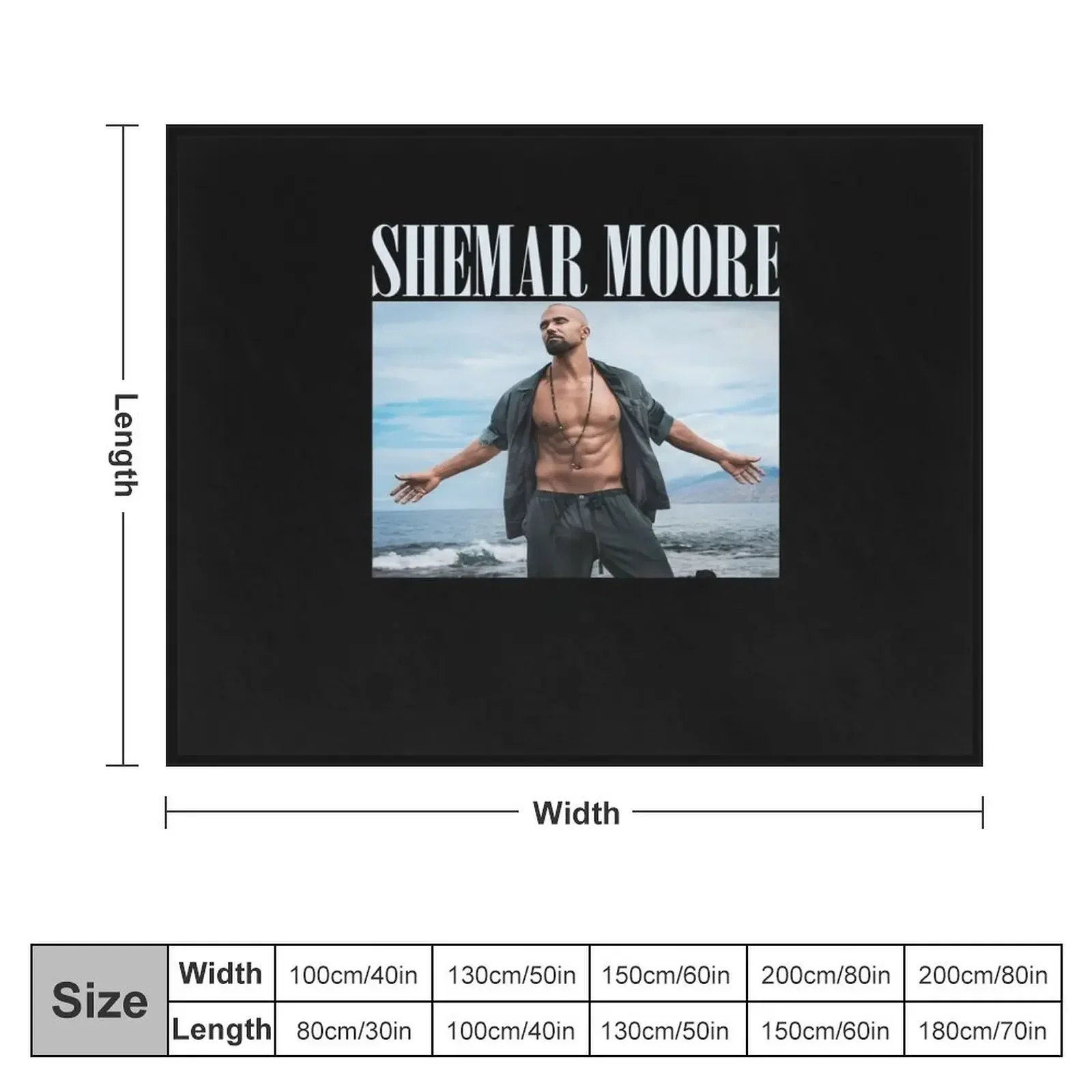 Gift For Men Shemar Moore Gift Movie Fans Throw Blanket Stuffeds for winter Quilt decorative Blankets