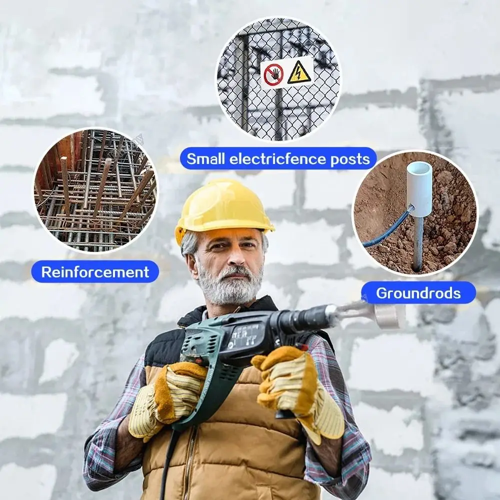 

Новый отвертка заземляющего стержня 19/21/35 мм, прочная, широкая совместимость, стальная отвертка для сверла, практичный инструмент, заземляющие стержни, заземляющие стержни