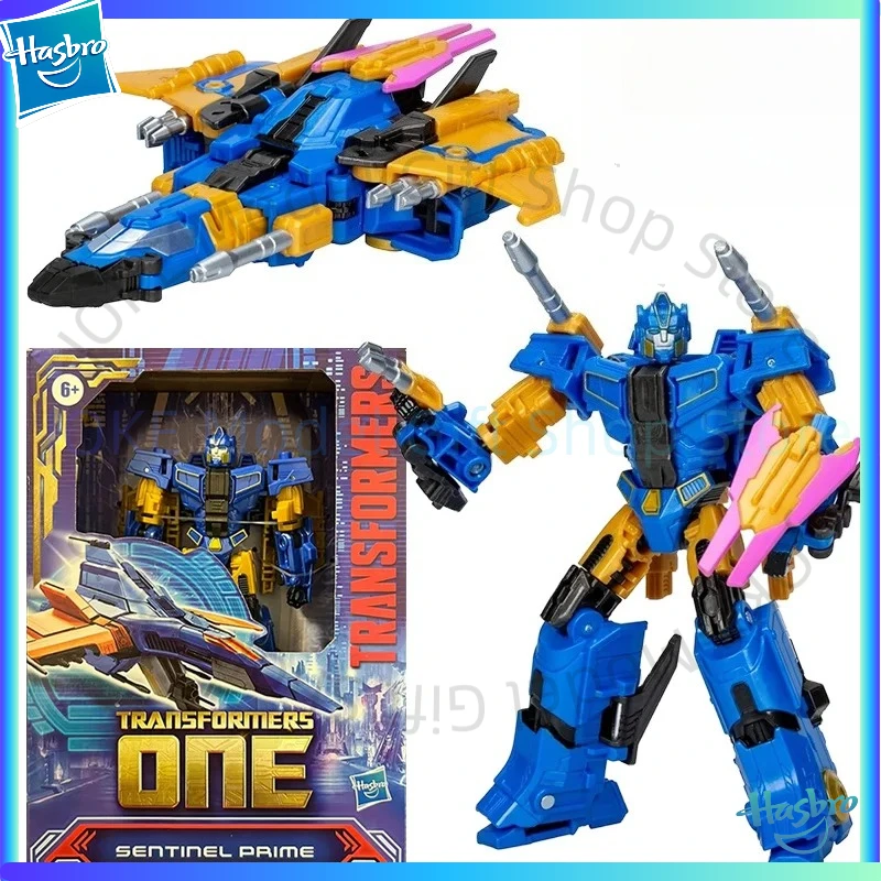 

Hasbro Transformed toys One Sentinel Prime 12cm Deluxe Class Original Anime Action Figure Toy Birthday Gift Collectionños