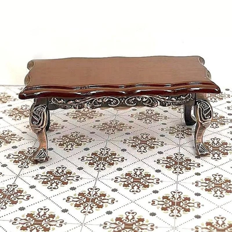 

1/12 Scale Miniature End Table Model Furniture For Dollhouses Scene Decoration