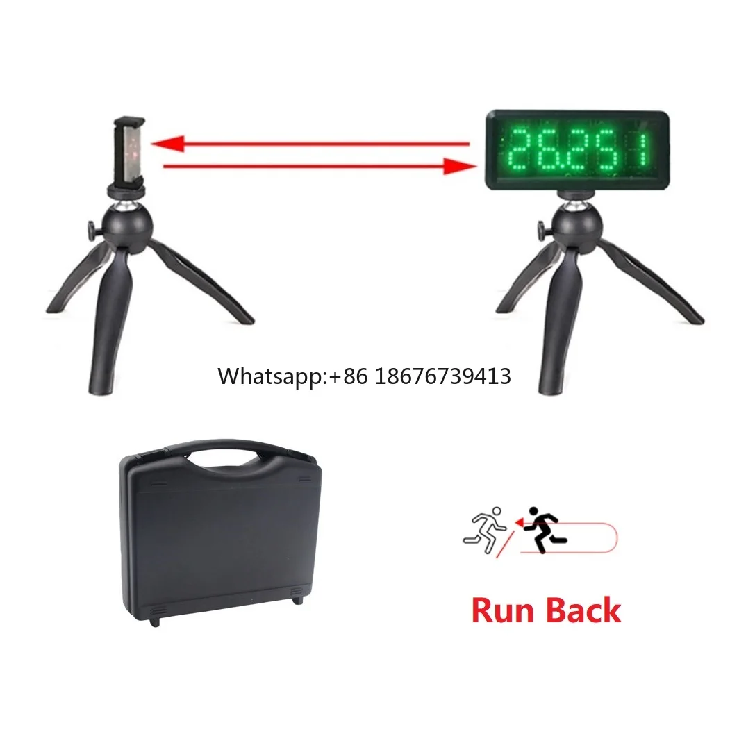 YZ Race Version Wireless Laser Timer for Speed Track and Field Running Sport Motorcycle Bicycle Infrared Sensor Induction Timing