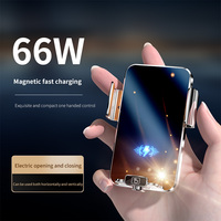 NEW Wireless Car Phone Holder 66W Magnetic Charging 15W Wireless Charging Metal Casing Touch Control for iPhone 15 14 13 12 Pro