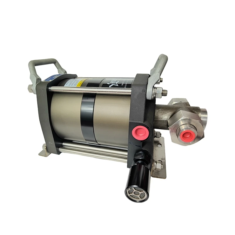 Pneumatic Driven Liquid Pump High-Pressure Air Operated Hydro Fluid Pump Piston Pump Structure in Automotive Industry