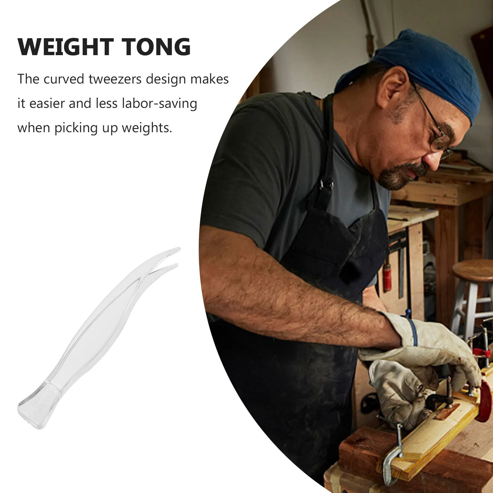 25Pcs Plastic Weight Clips Curved Tweezers Lightweight Portable Easy Carry Pallet Balances Tweezers Mask Eyelashes Clip Makeup