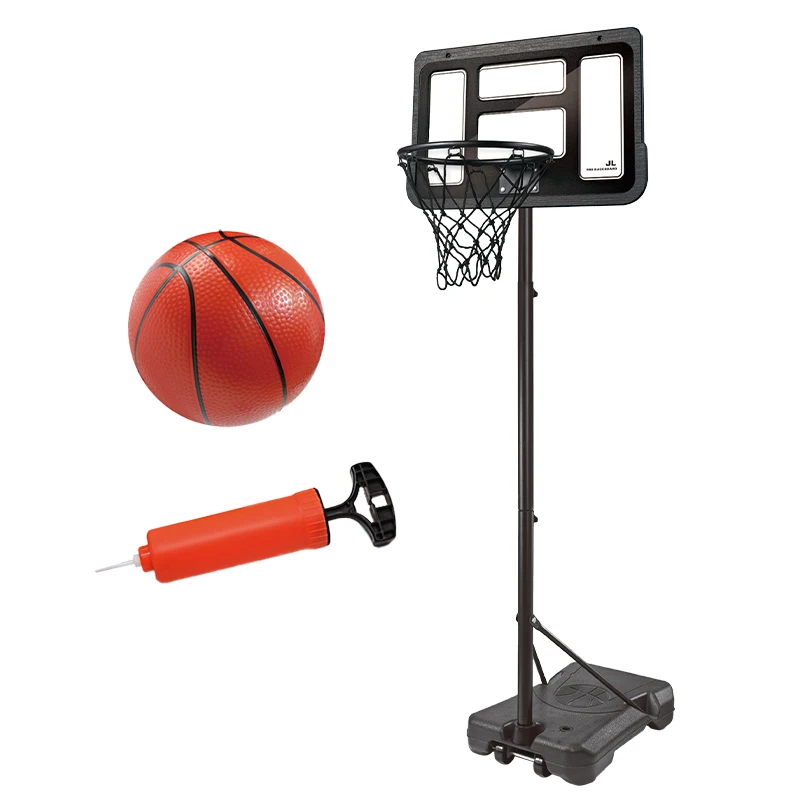 

Indoor Outdoor Sport Adjustable Kids Foldable Basketball Hoop Stand Kit Toy