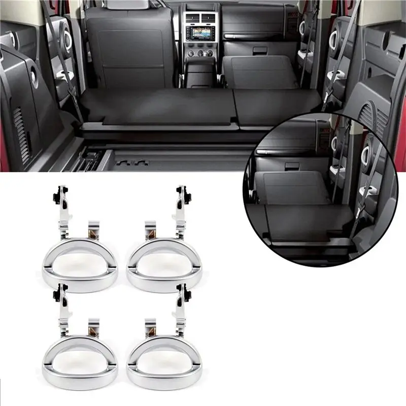 12 Pcs Car Interior Door Handle For Dodge Nitro 2007-2011 68004828AA 68004829AA Door Handle Satin Chrome
