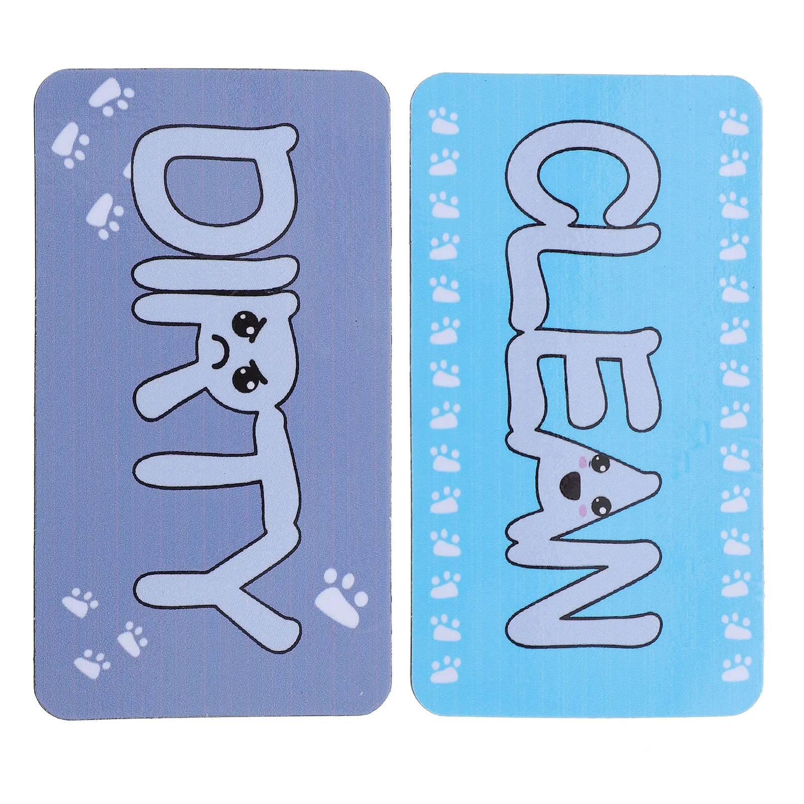 مغناطيس غسالة الصحون، مؤشر قذر نظيف، ملصق علامة مغناطيسي مزدوج الجانب، تذكير للتنظيف لغسيل المطبخ #4