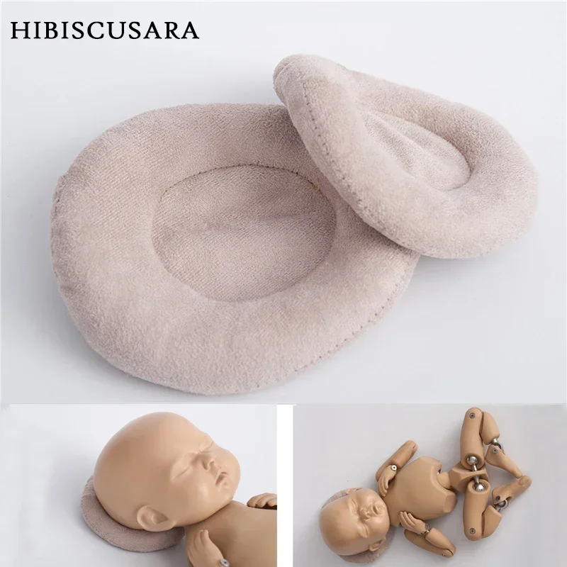 Round Small Posing Beans Cushion 2pcs Kit Newborn Baby Pillow Infant Studio Shooting Basic Photography Position Support Supply