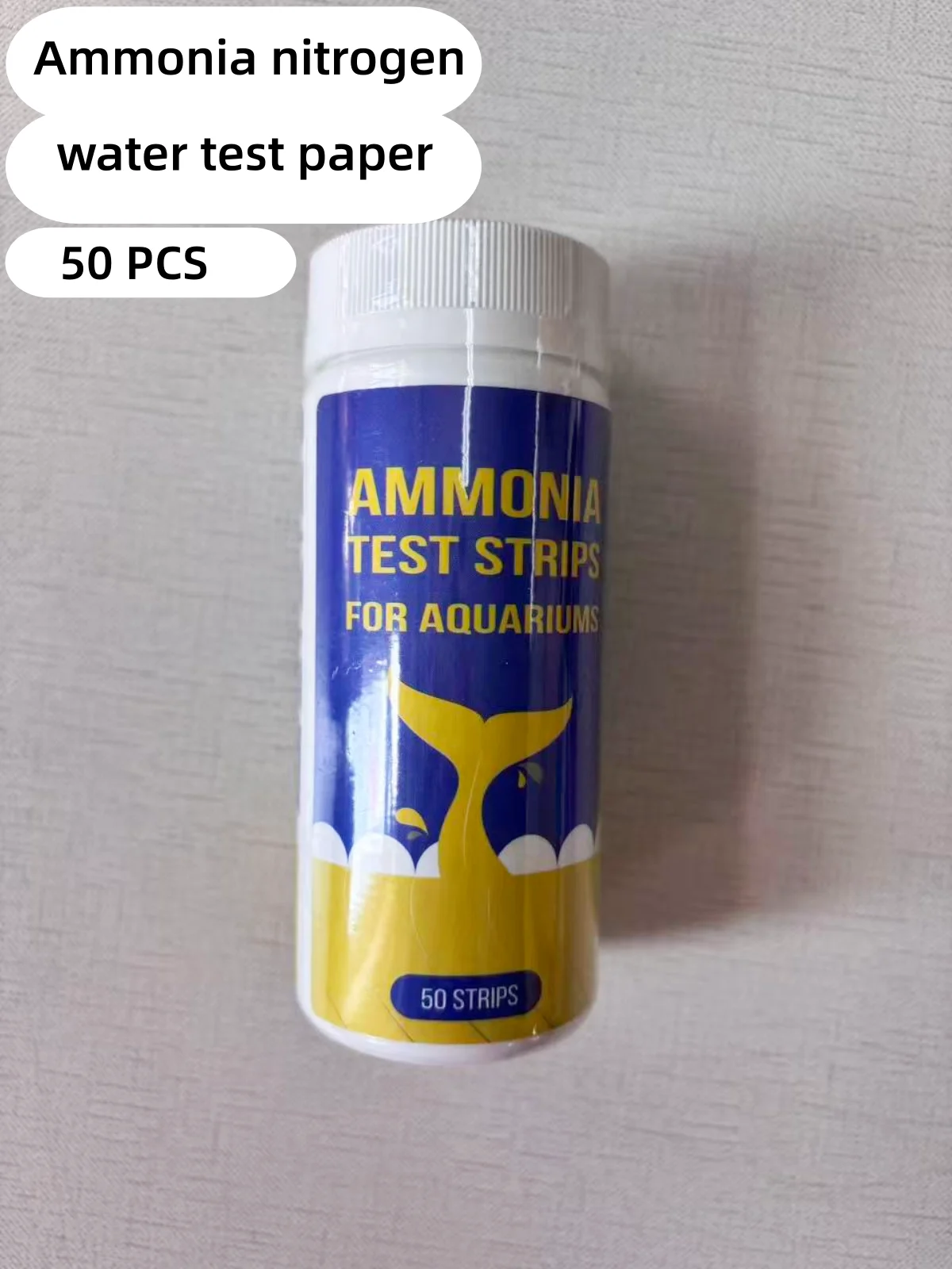 

Aquatic Environment Tester Ammonia nitrogen Test Strips Kit for Aquarium Water Testing(Random packaging)