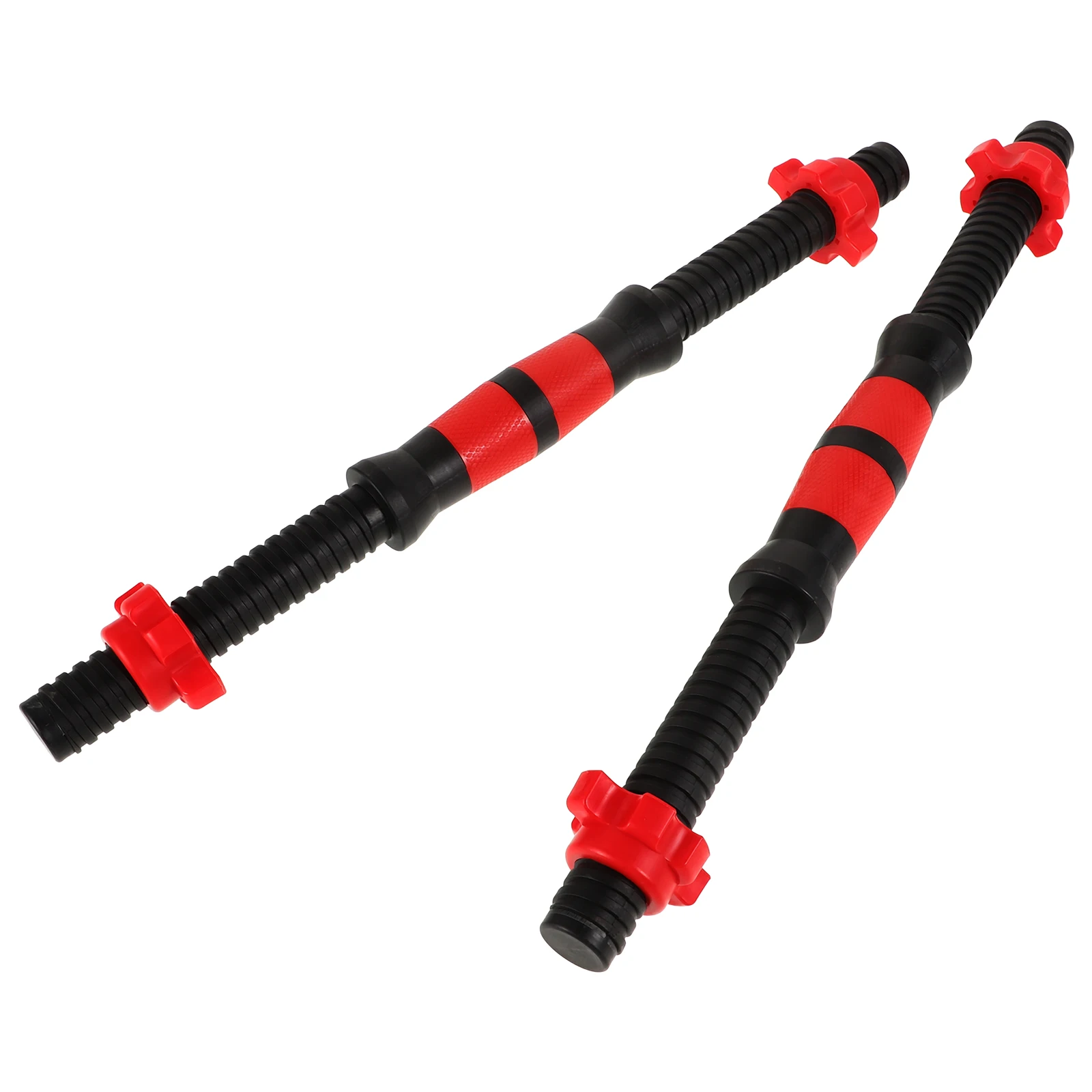 

2pcs Dumbbell Handles Heavy Duty Knurled Grip Home Gym Weight Lifting Spinlock Collar Barbells Fitness Accessories Equipment