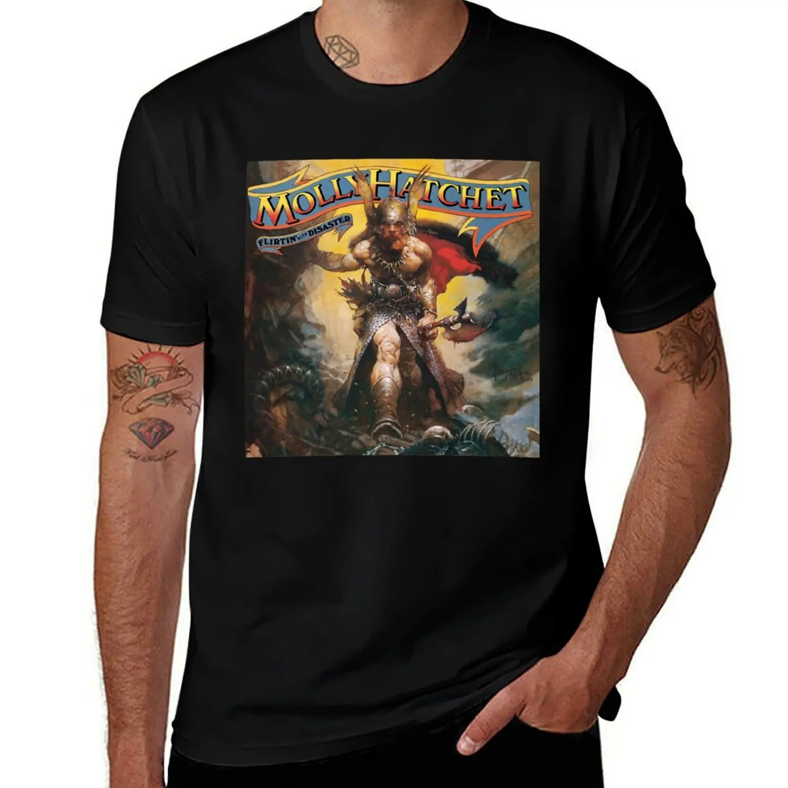 

Album Flirtin&x27; With Disaster by Molly Hatchet Classic T-Shirt funny t shirts dark humor funny t shirts man T-shirt