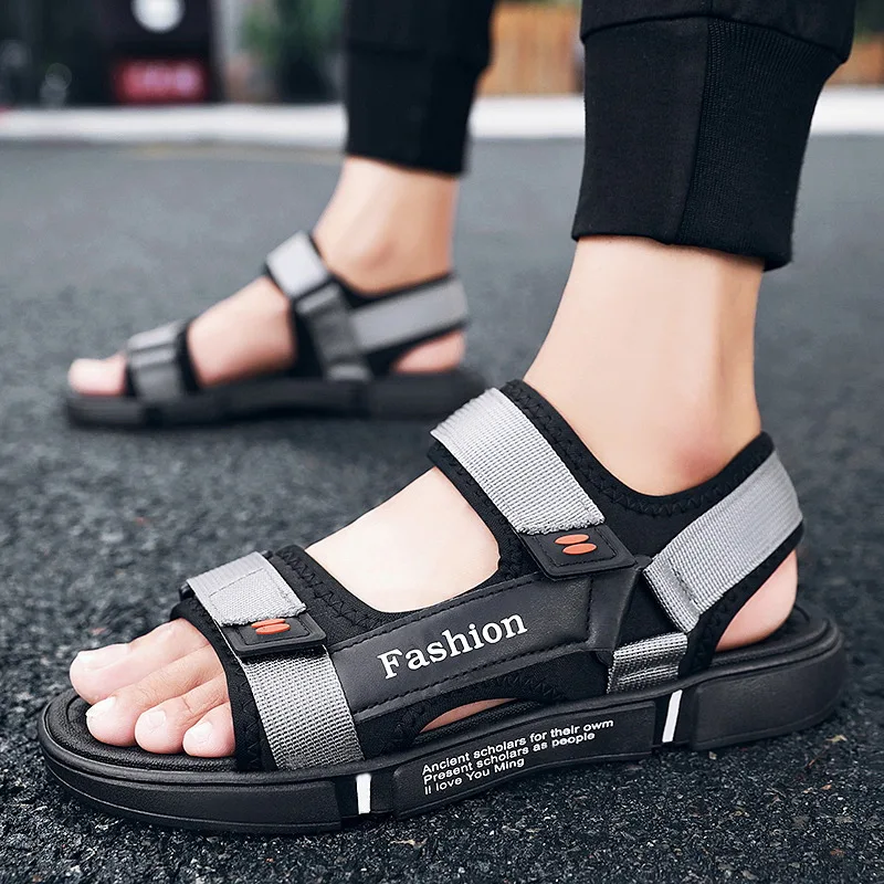 2024 Summer New Fashion Men\'s Sandals High Quality Non-Slip Breathable Beach Shoes Outdoor Leisure Sports Sandals.