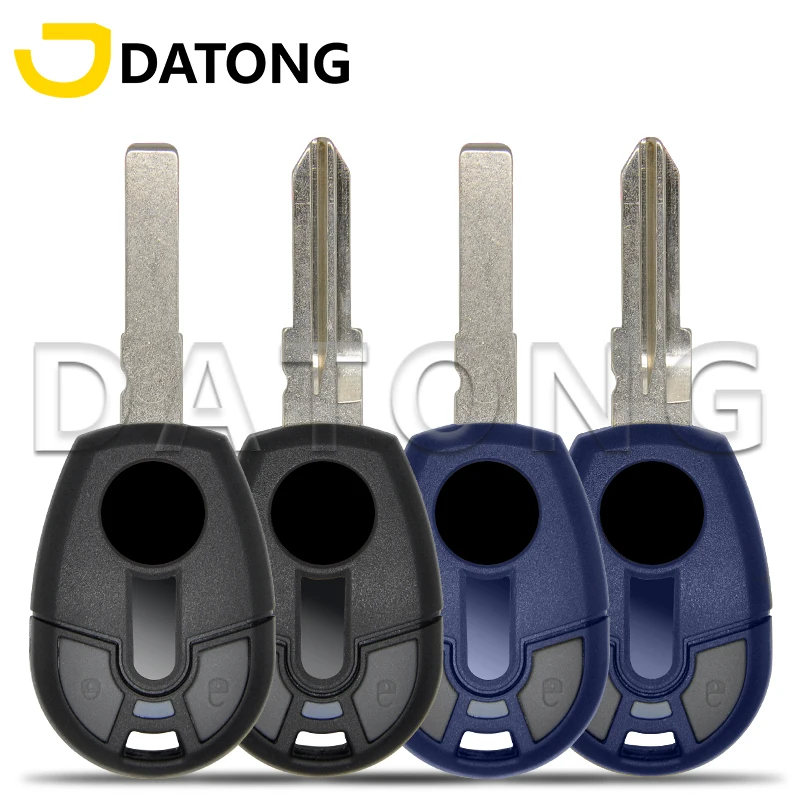 Datong World Car Remote Control Key Shell Case For Fiat Positron EX300 Replace Transponder Chip Blank Key Cover With SIP22/GT15R