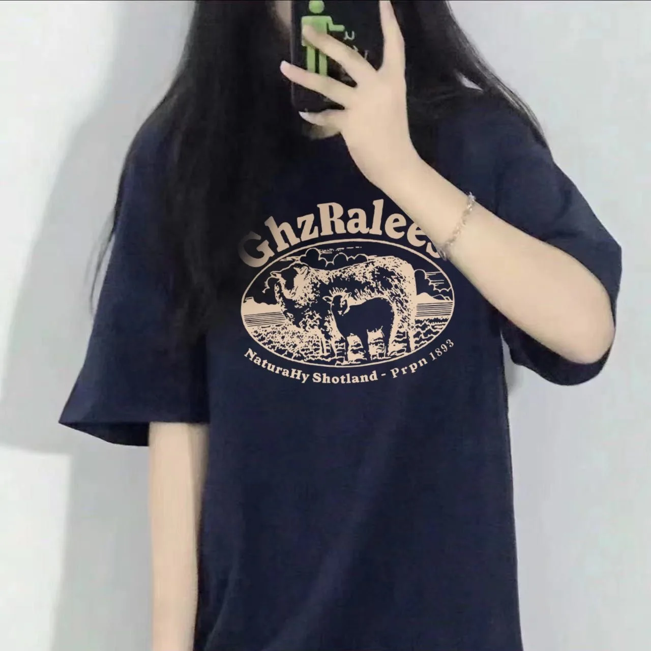 Loose Fit Pure Cotton Short Sleeve Women's T-Shirt Summer Casual Style Comfortable Breathable Base Layer Shirt Korean Loose S...
