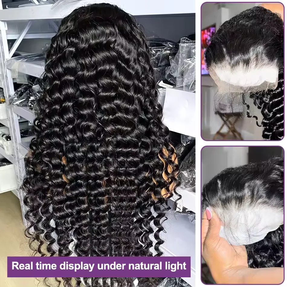 Loose Wave Lace Front Wig For Women 13x4 13x6 HD Transparent Lace Frontal Human Hair Wigs Brazilian 250 Density Lace Wigs Sale