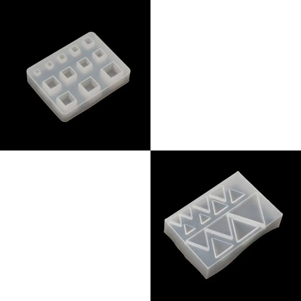 

Все размеры квадратные круглые для треугольников DIY геометрические силиконовые формы из смолы тоже ювелирные изделия