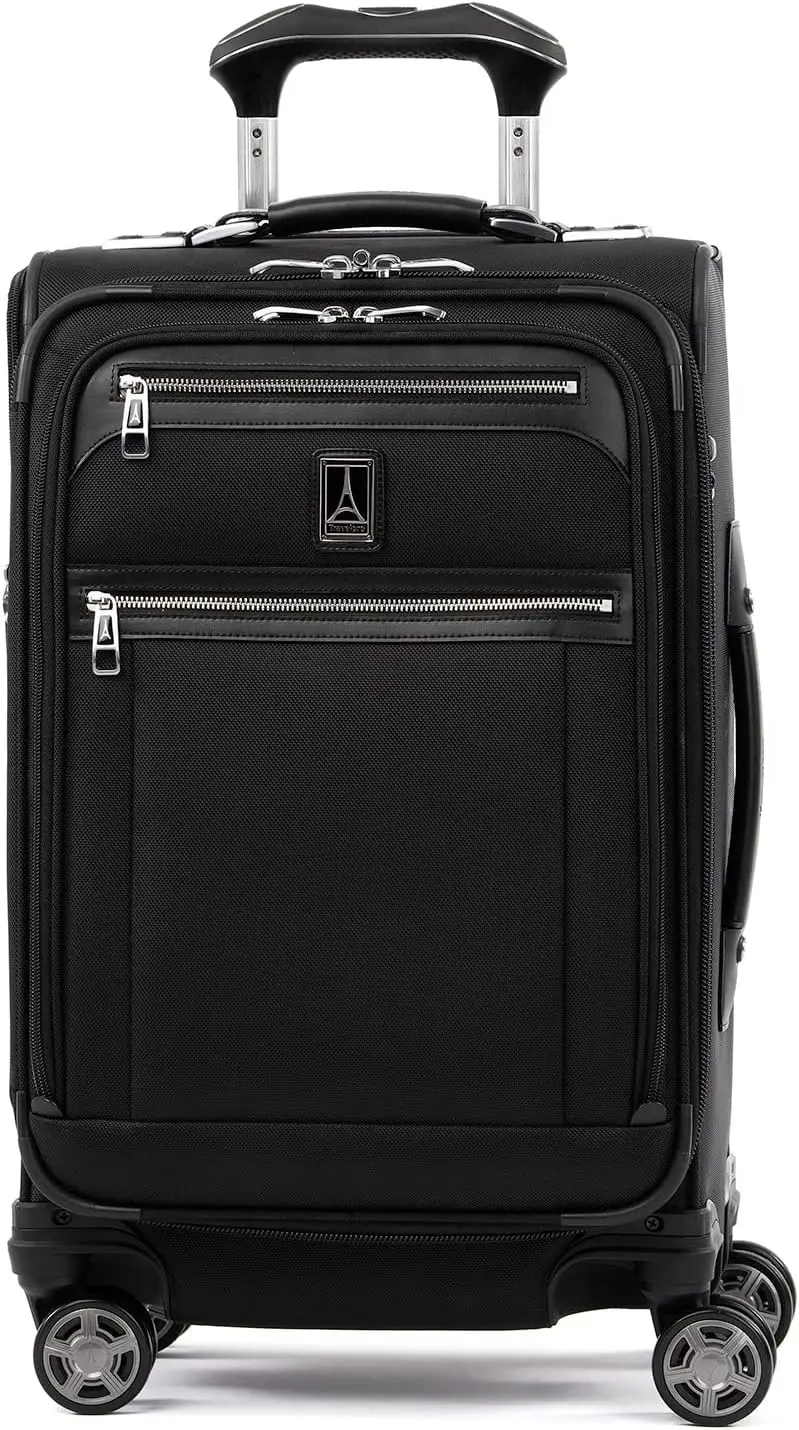 

Carry on Luggage, 8 Wheel Spinner Suitcase, USB Port, Suiter, Men and Women, Shadow Black, Carry On 21-Inch