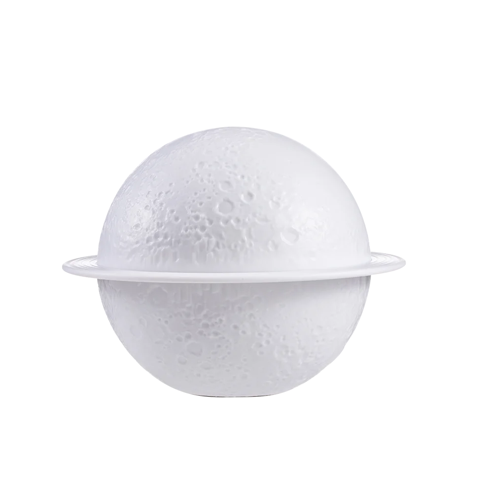 2-in1 Moon Planet Humidifier 3 Colors LED Night Light Portable USB Mini Aromatherapy Diffuser 2 Modes Kids Gift Home Decor 200ml