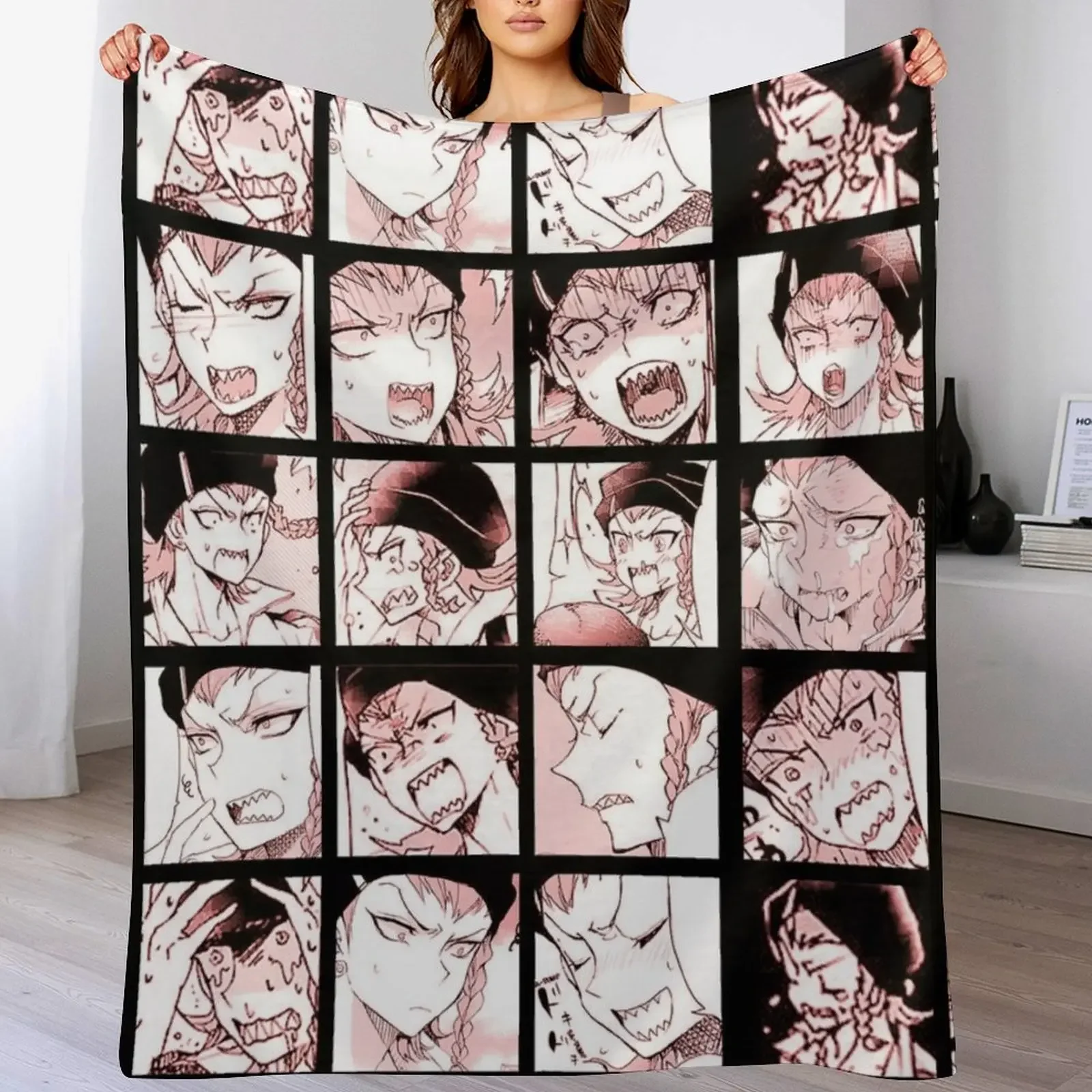 

Kazuichi Manga Collection (Colored) Throw Blanket Plush Hair Stuffeds Flannel Blankets