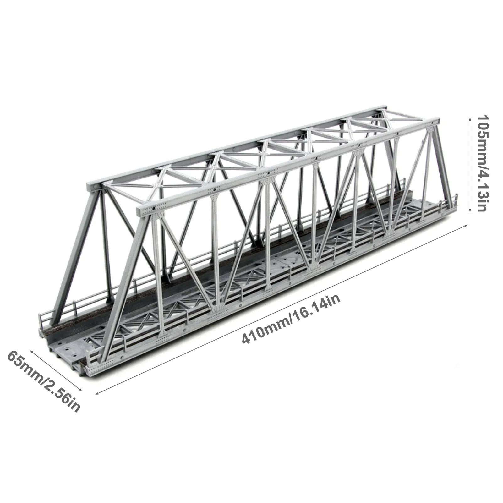 Evemodel HO Scale 1:87 Model Truss Bridge Kit for Model Track Model Trains QL009