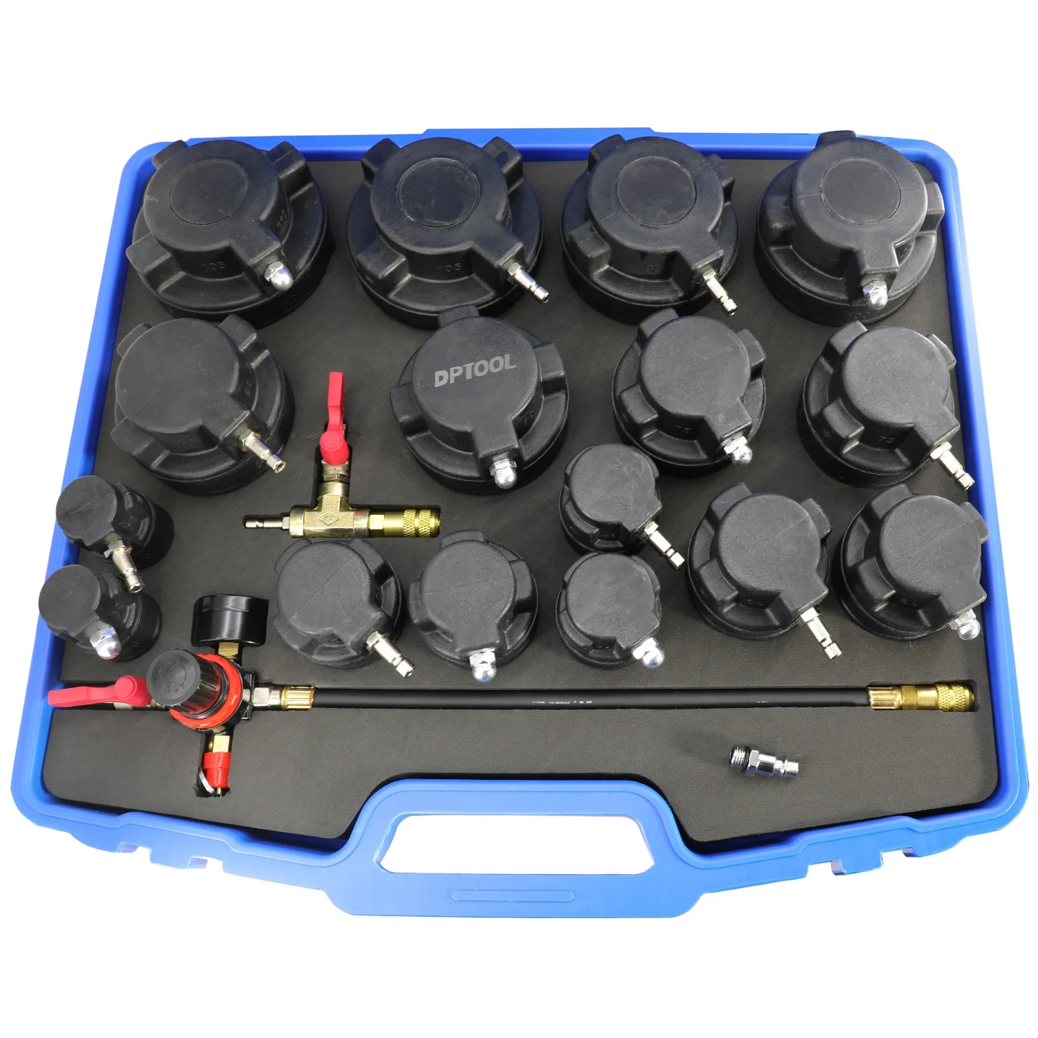 أنظمة شاحن توربو للسيارات، مجموعة أدوات تشخيص اختبار الضغط، كاشف تسرب