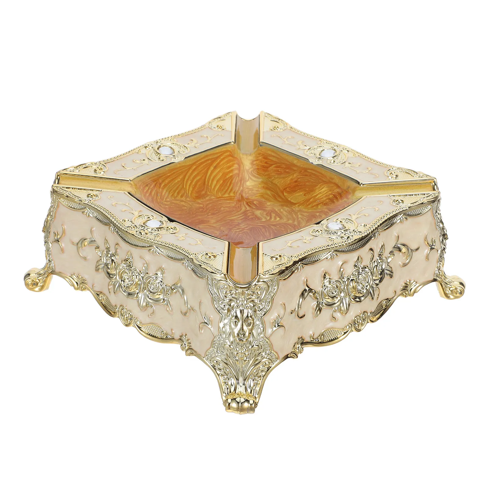 European Retro Ashtray Decorative Ashtrays for Home Coffee Table European-style Indoor