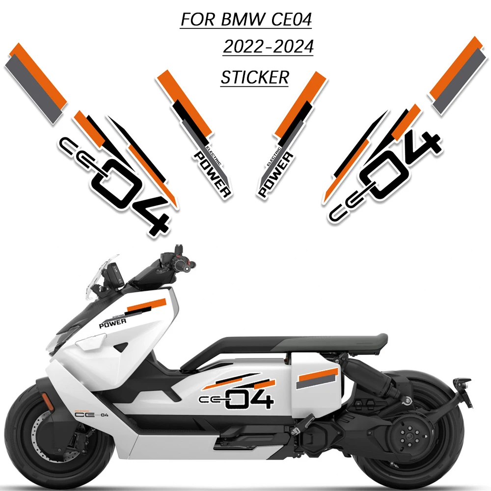 For BMW CE04 CE 04 2022-2024 Motorcycle Stickers SetAnti -scratch Protective Paint Protection CE04 Accessories Body Stickers