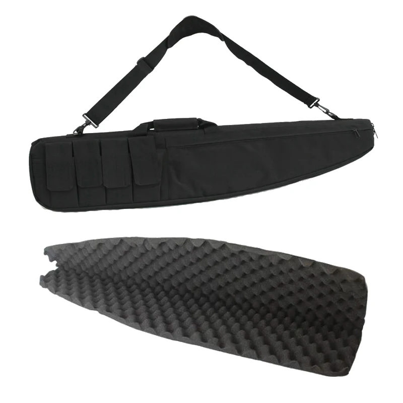 

118cm Military Equipment Tactical Shooting Hunting Rifle Gun Bag Heavy Duty Airsoft Air Gun Carry Shoulder Bag With Foam Pads