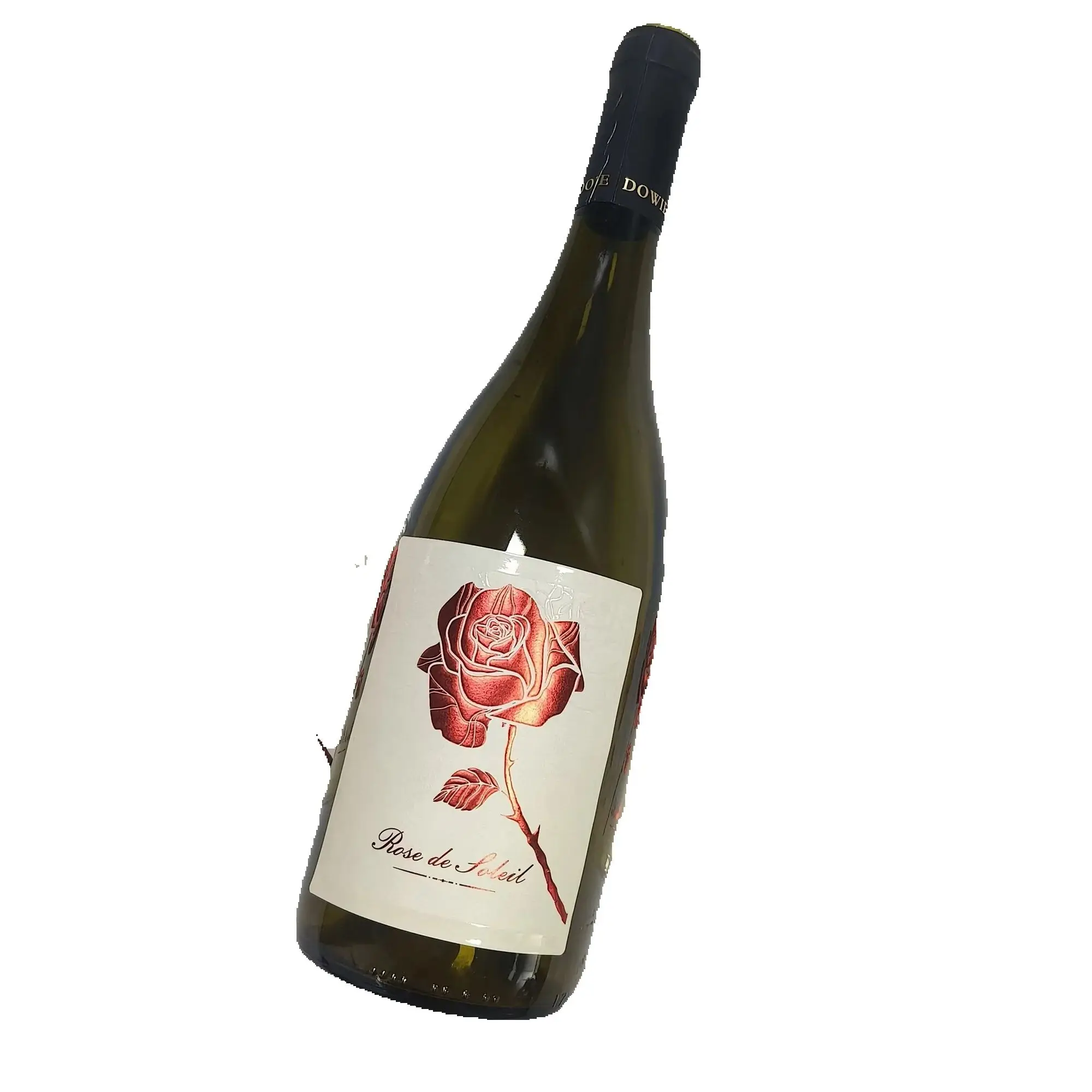 Custom Beverage Labels｜Gold Foil Embossed Adhesive Paper｜Permanent Waterproof UV Protection