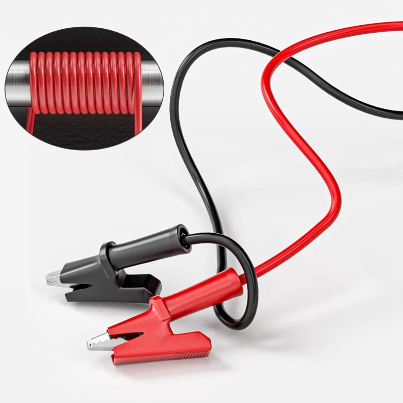 Pure Copper Double Ended Crocodile Clip Test Wire For High Current And High Voltage Power Experiment Testing Wire